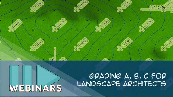 Grading A, B, C for Landscape Architects