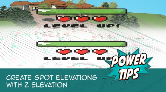 Create Spot Elevations With Z Elevation