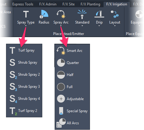 Placing Heads Emitters Overview