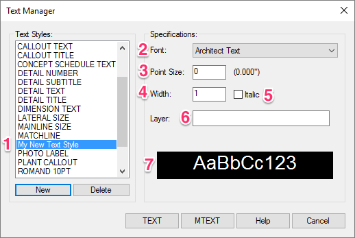 Error Creating Text Style '(text style name)': Font File '(font name)' Not  Installed (Using a Land F/X Tool, or Placing Text)