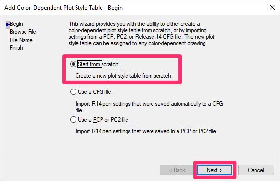 autocad plot style missing ctb