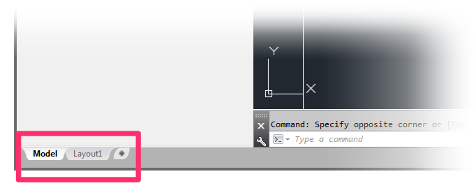 Model and Layout tabs displayed