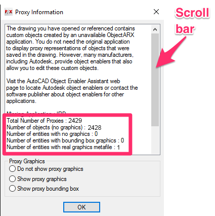 proxy graphics autocad