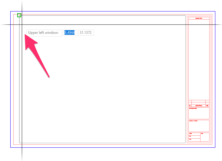 Placing the Sheet Template grid