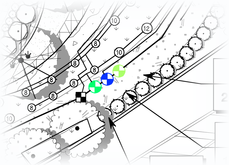 Plotting Printing Pipe And Valves In An Irrigation Design