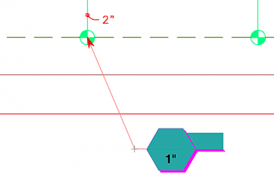 Click to set callout leader length