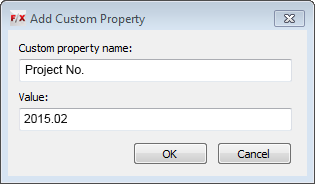 Add Custom Property dialog box