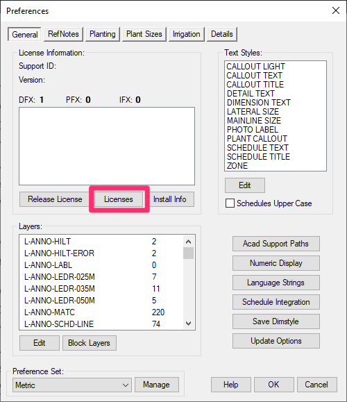 Click Licenses