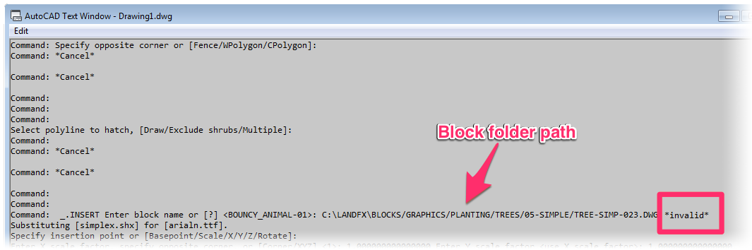 autocad block contains proxy objects