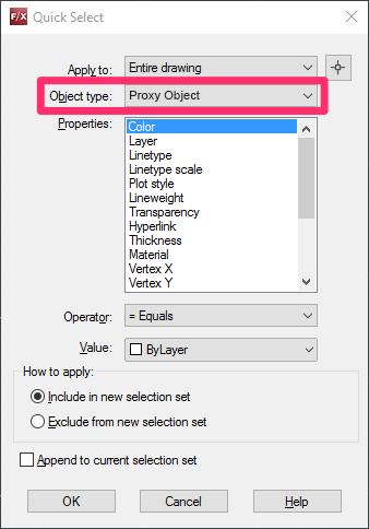 Autocad Block Contains Proxy Objects