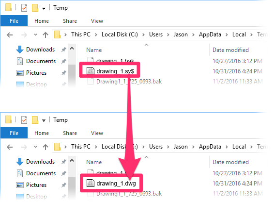 autocad file format