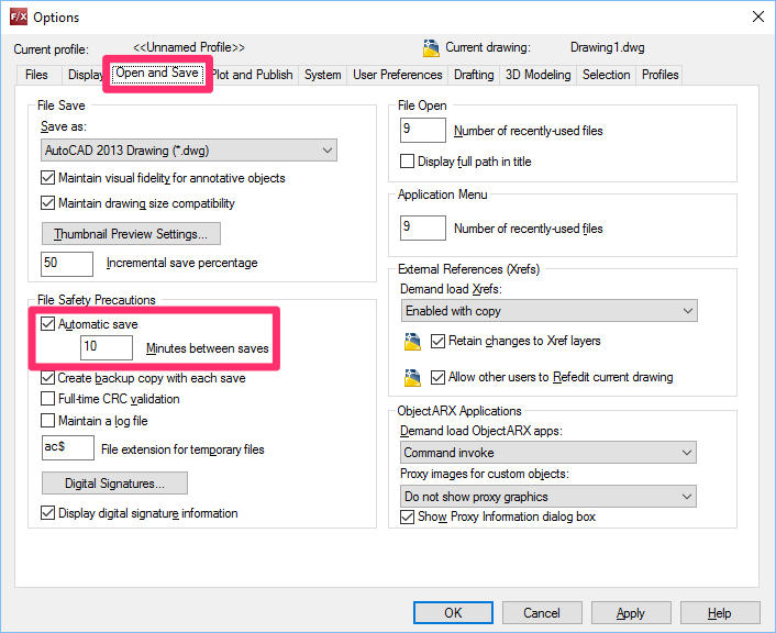 autocad 2018 file format