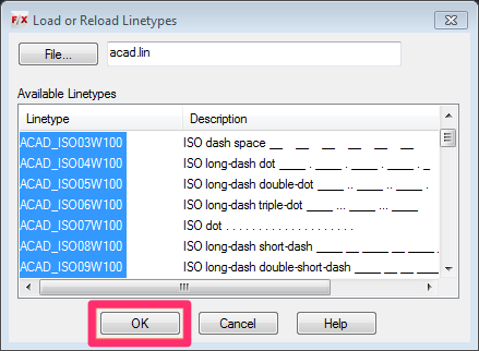 lin file autocad