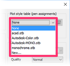 autocad plot style table search path directory