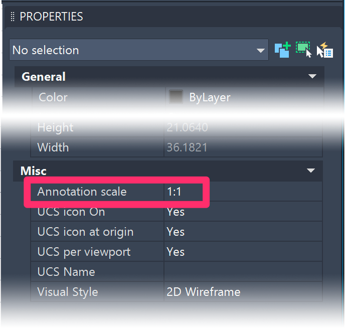 autocad plot style is not equal to annotation scale