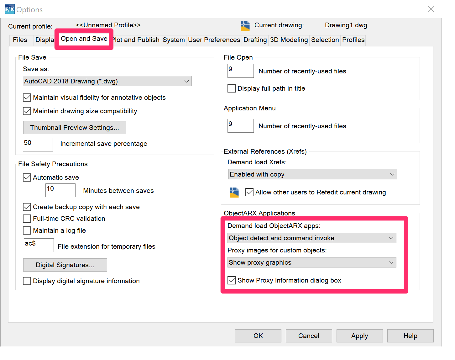 autocad commands only working on visible objets