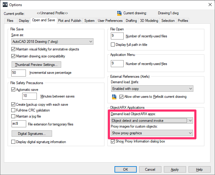 autocad 2019 aec object enabler