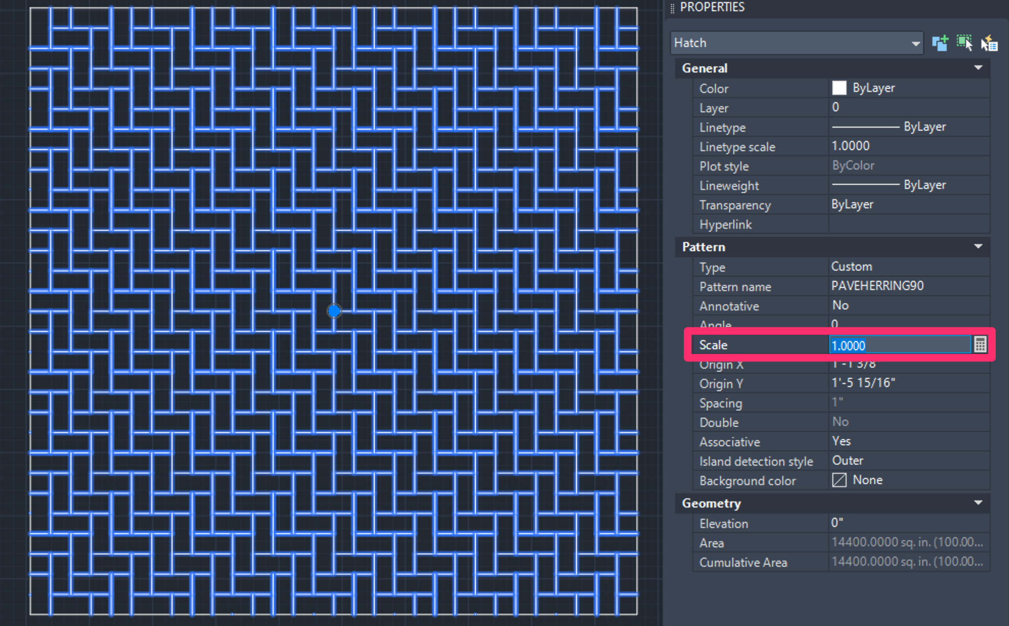 Is it possible to use a hatch pattern inside a block where the scale of the  hatch automatically follows the scale of the viewport in AutoCAD?