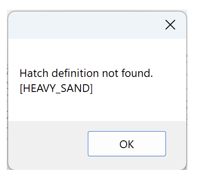 Hatch definition not found error message