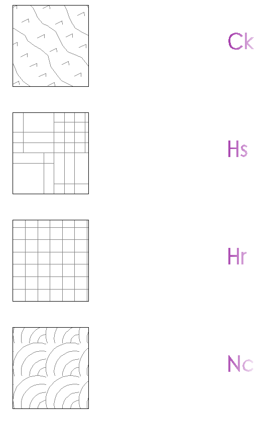 Schedule with hatches showing at the correct scale