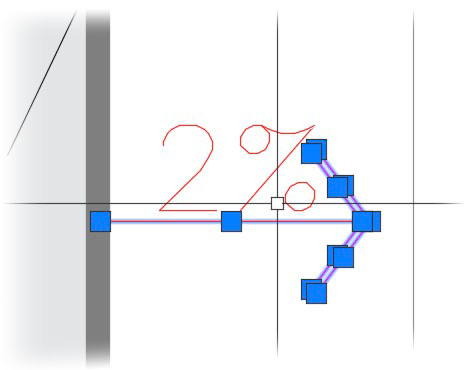 Example of exploded Slope Callout block