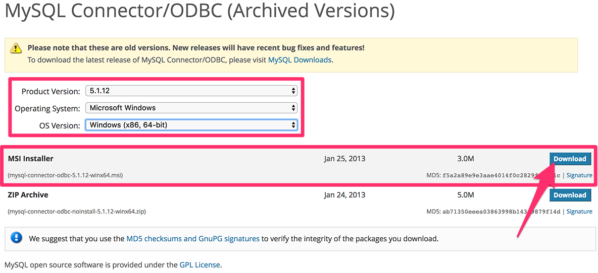 install odbc driver manually