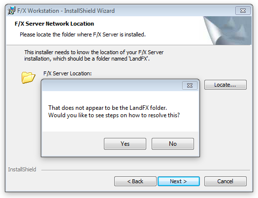 installshield wizard the specified folder