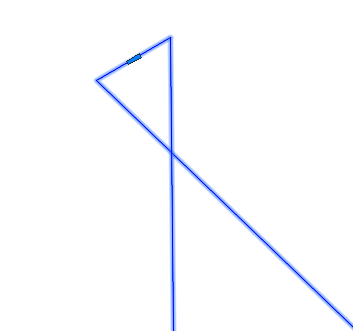 Self-intersecting polyline boundary