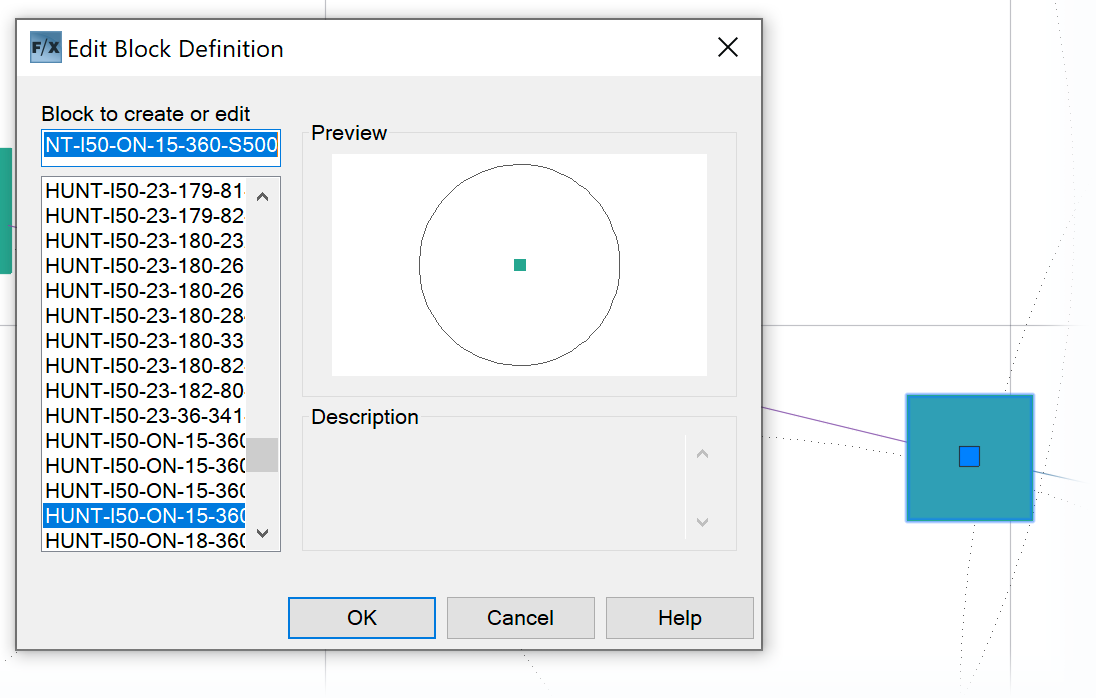 Edit Block Definition dialog box