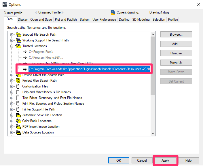 setting component library locations in autocad electrical 2020