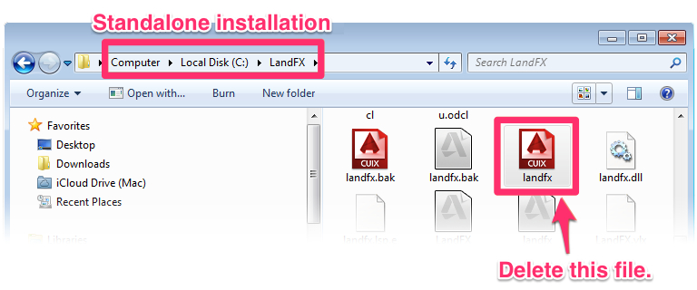backup autocad for mac cuix files