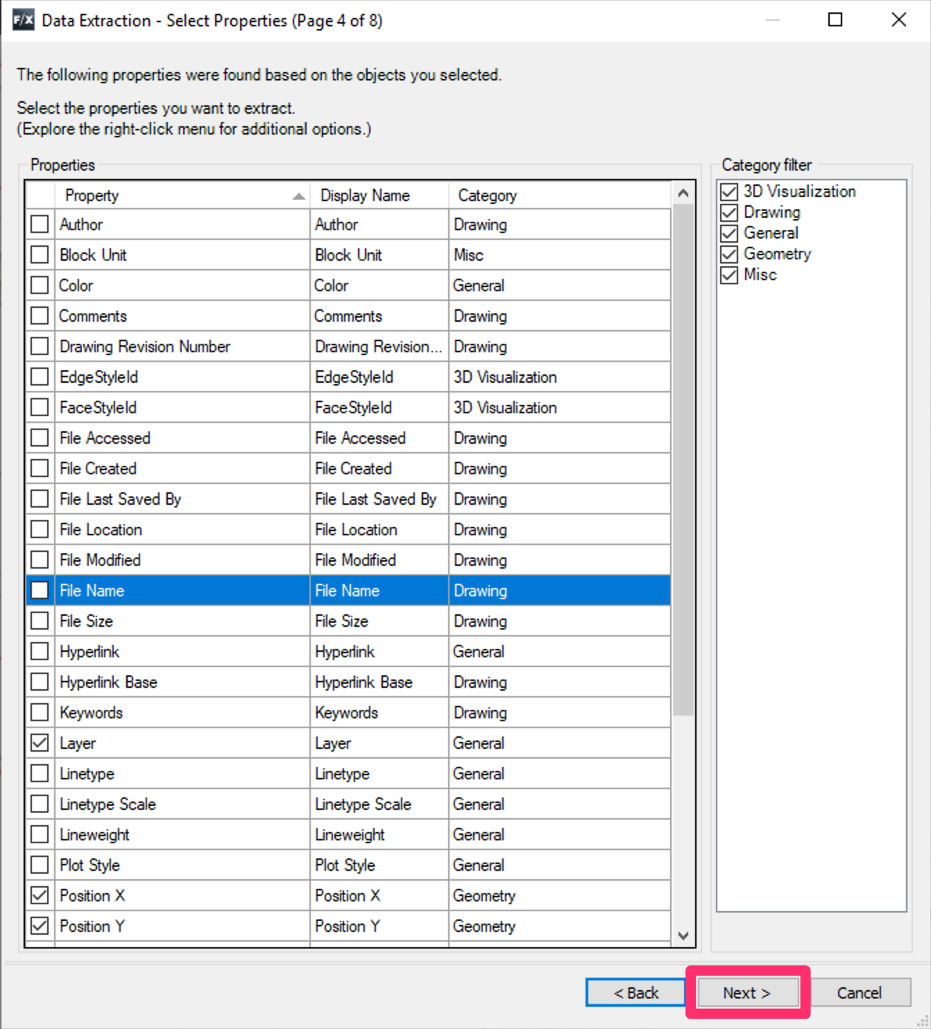 exporting vdot standard files from terramodel