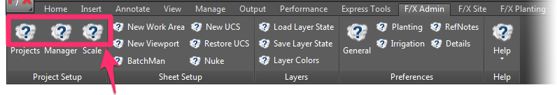 Question marks in place of Land F/X tool icons on ribbons