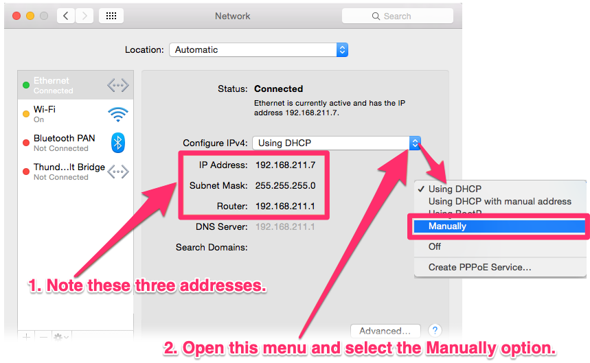 how to check your ip address mac