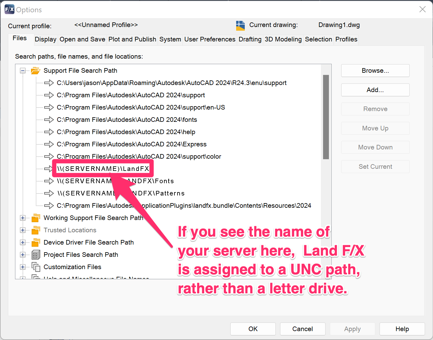 unc path vs mapped drive