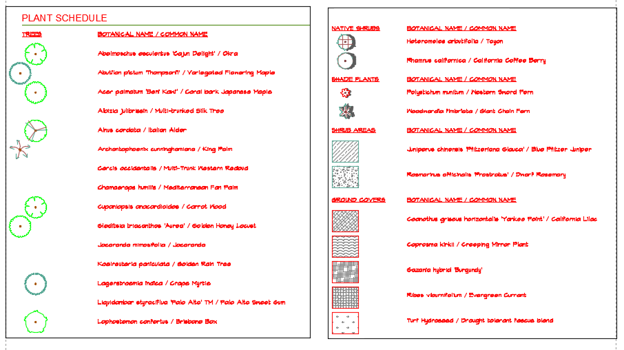 Two identical copies of schedule