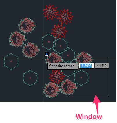 Selection window