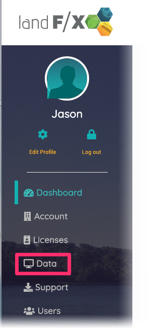 Land F/X Portal, Data tab