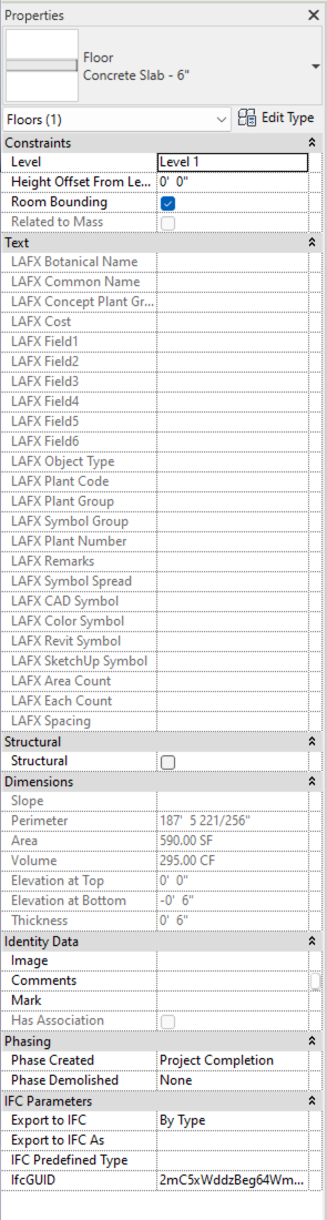 Shared parameters not filled in