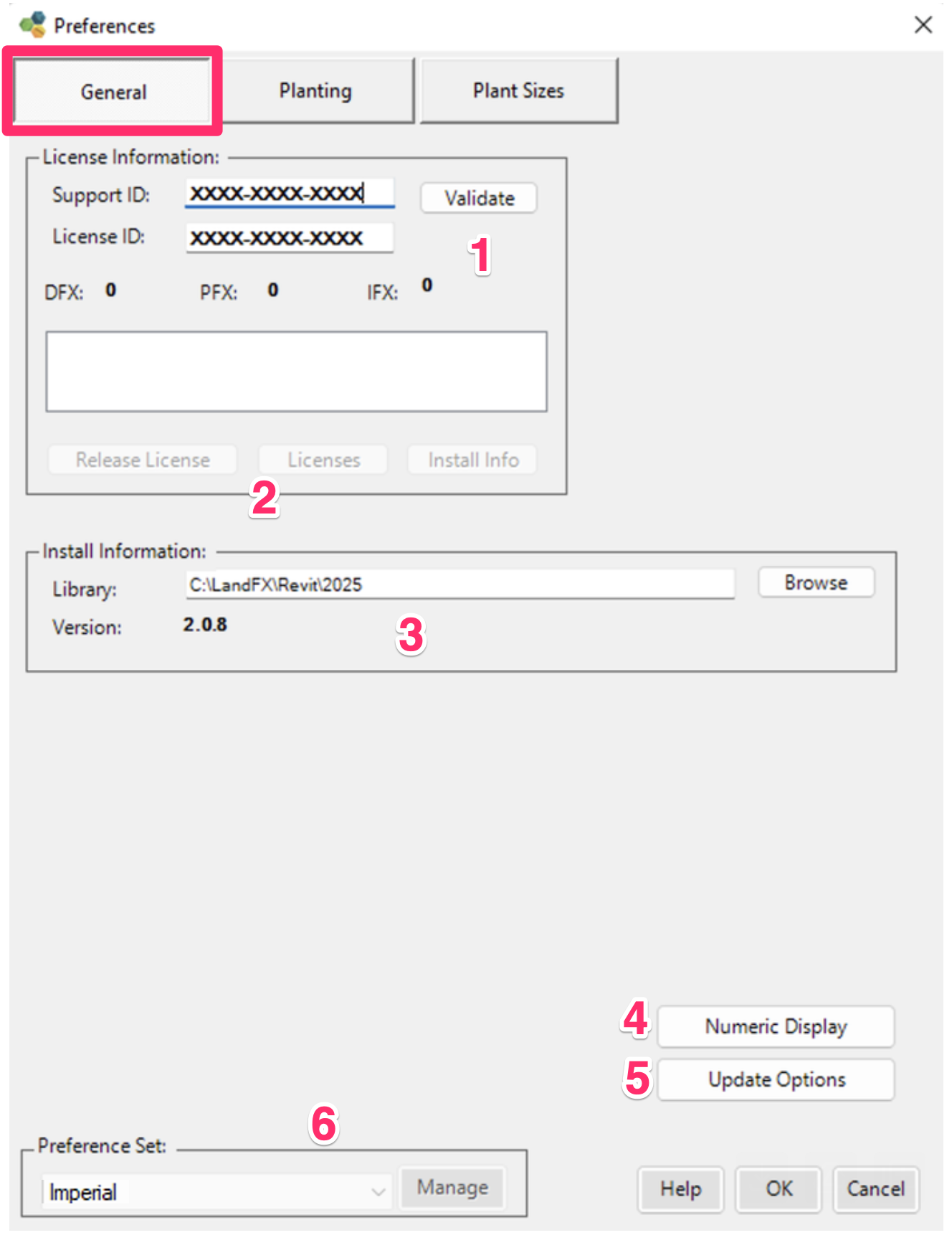 General Preferences, overview