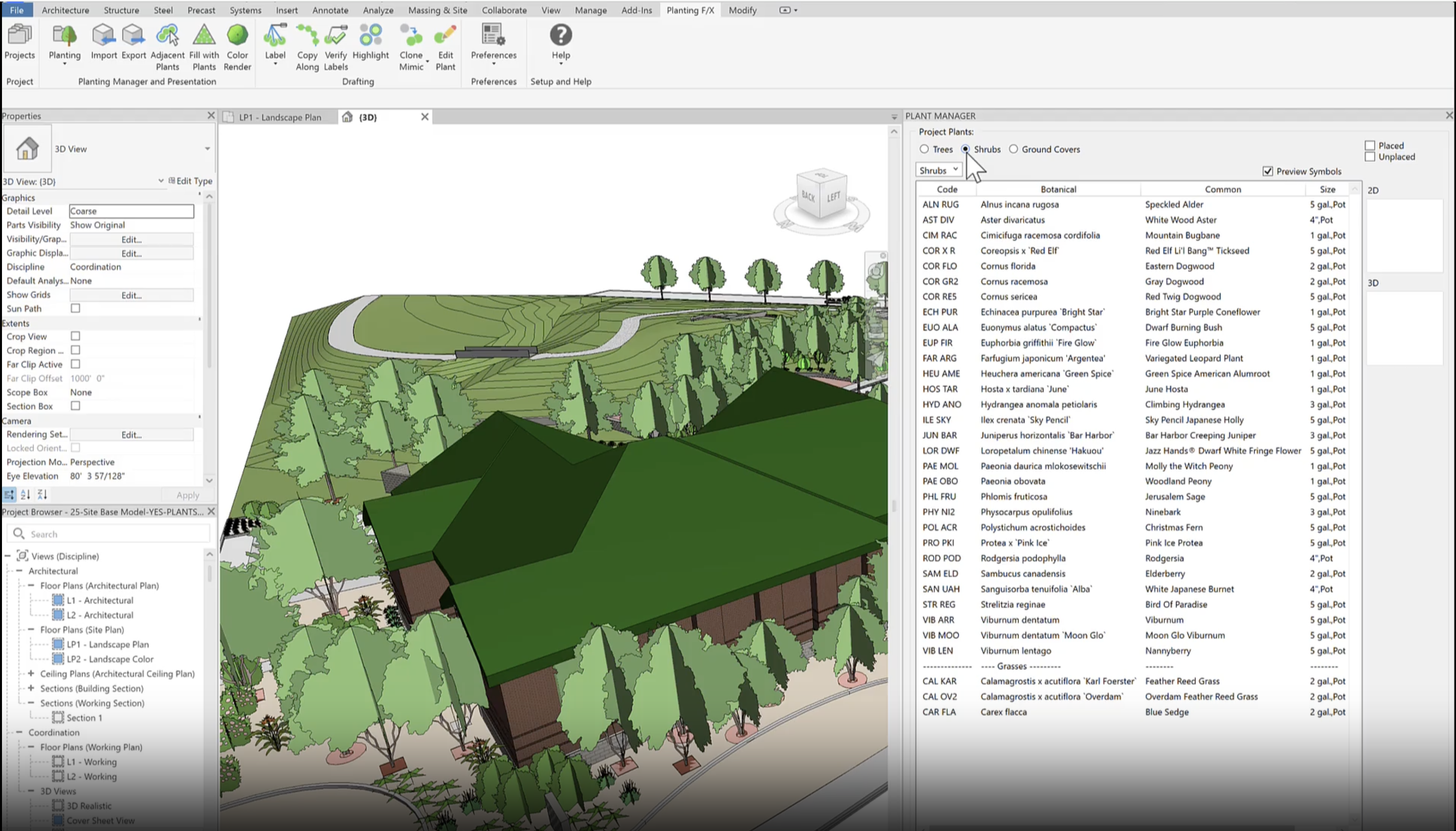 Place Plants in Revit