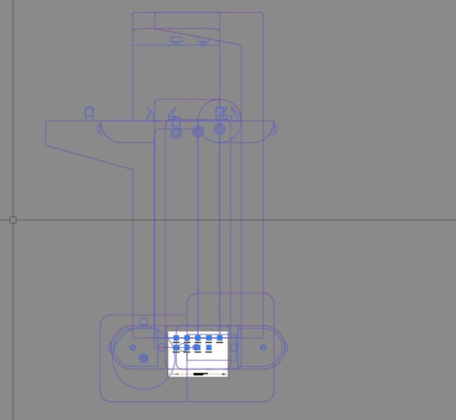 Example of a printed block saved with a different scaling setting from Dimscale in the Discipline Graphics library