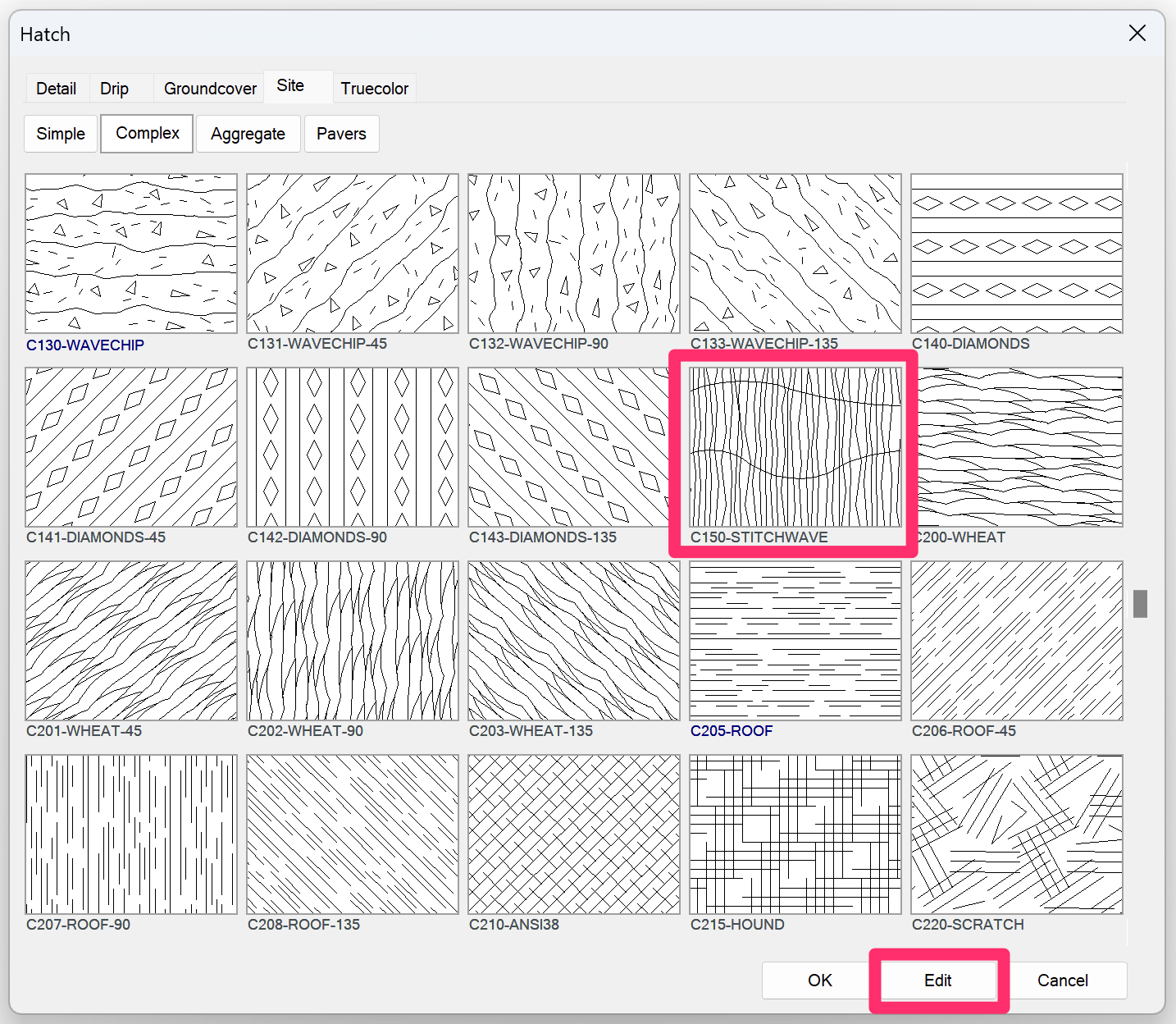 Ledger Stone Hatch Pattern Autocad