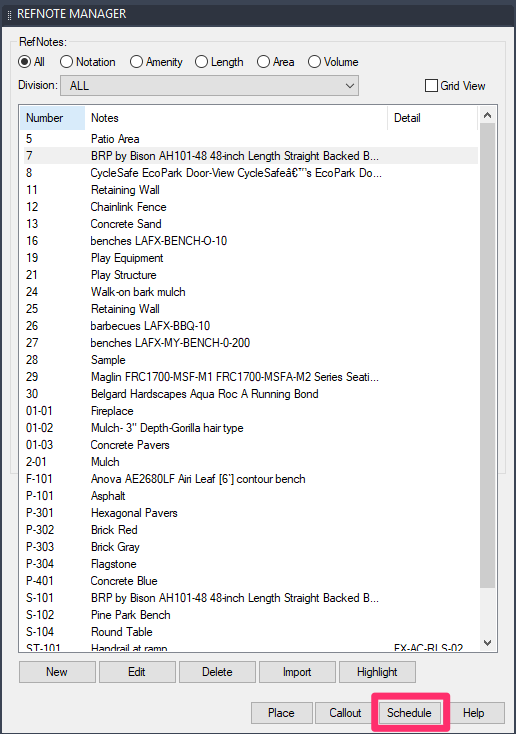 notability table tool