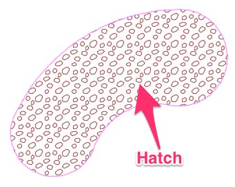 RefNote hatch pattern placed