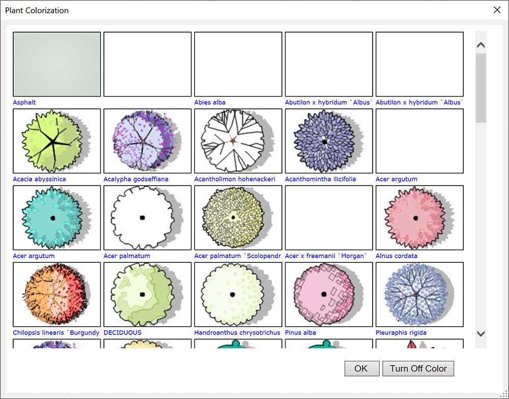 Colorization dialog box