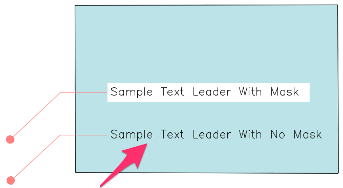 Dot leader with no mask set as default