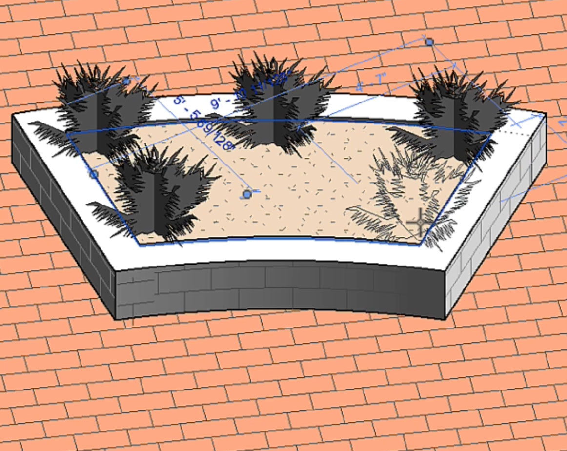 Place plants in Revit in 3D